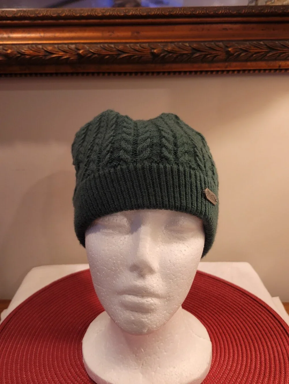 🌿EUC~Duluth Trading Co Teal Cable Knit Beanie